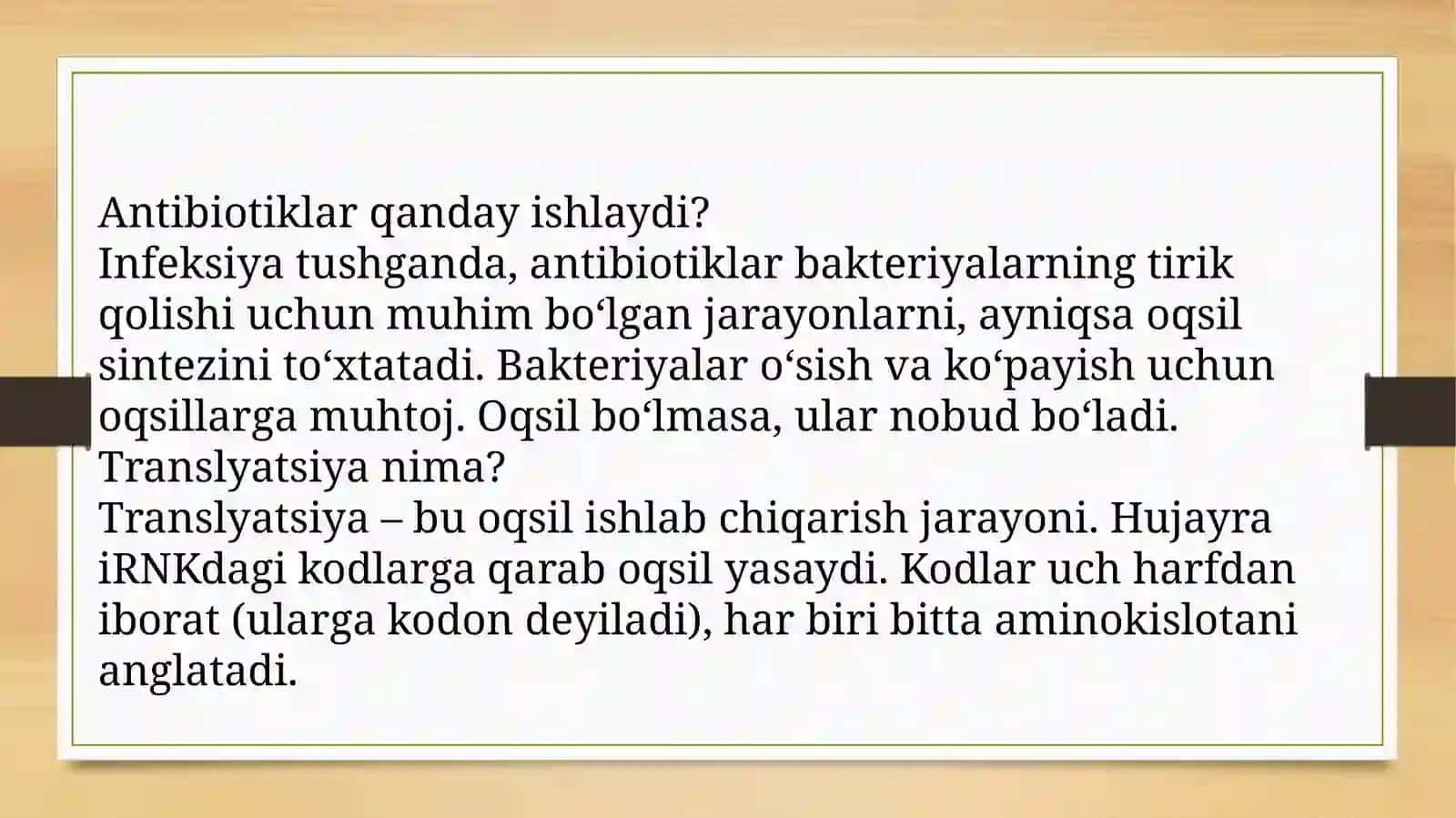 Translatsiyajarayoni 4
