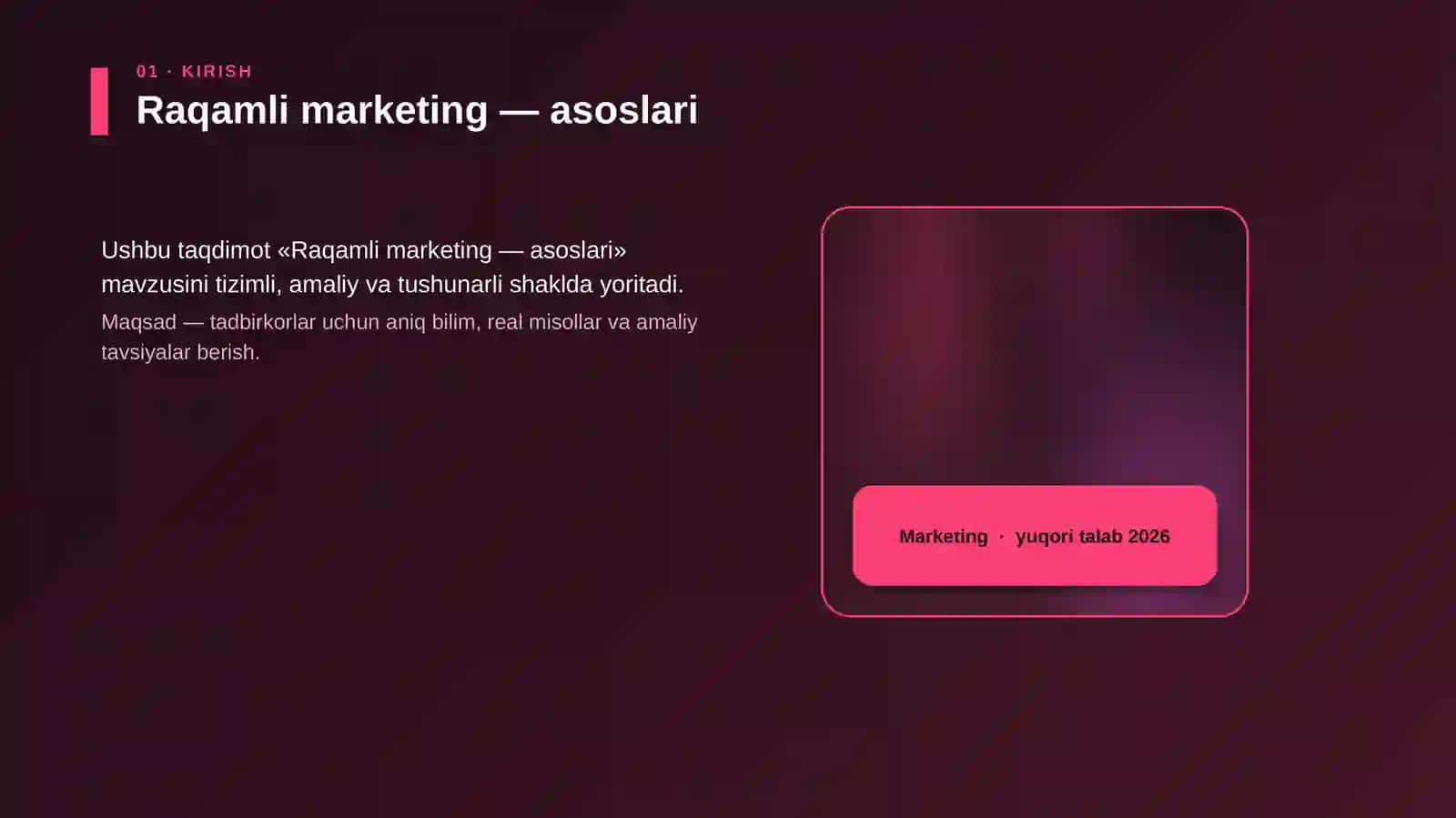 Raqamli marketing — asoslari 4