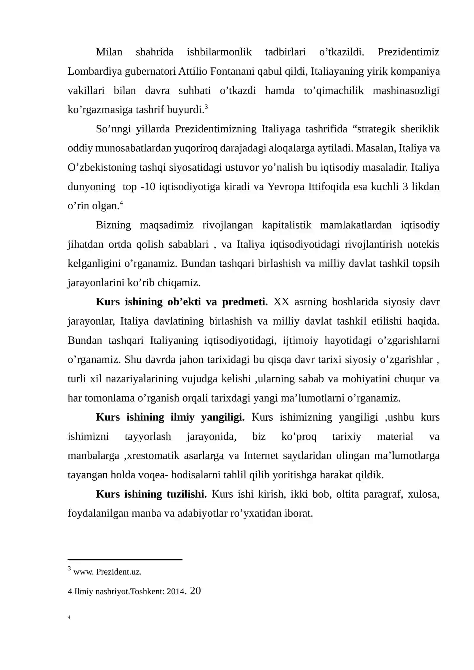 ITALIYA DAVLATINING MILLIY BIRLASHISHI 4