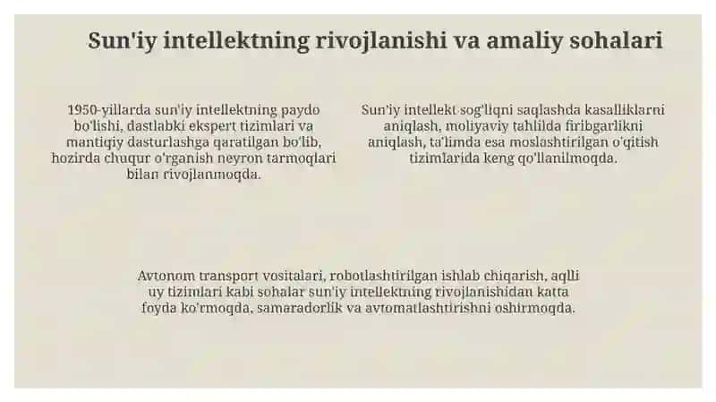 Sun'iy Intellekt 4