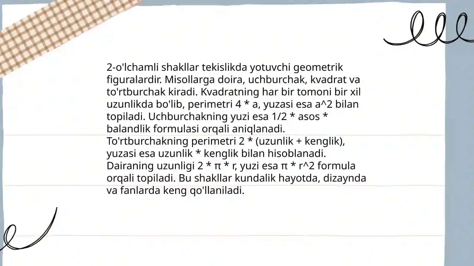 Sifatlarni ifodalash 4