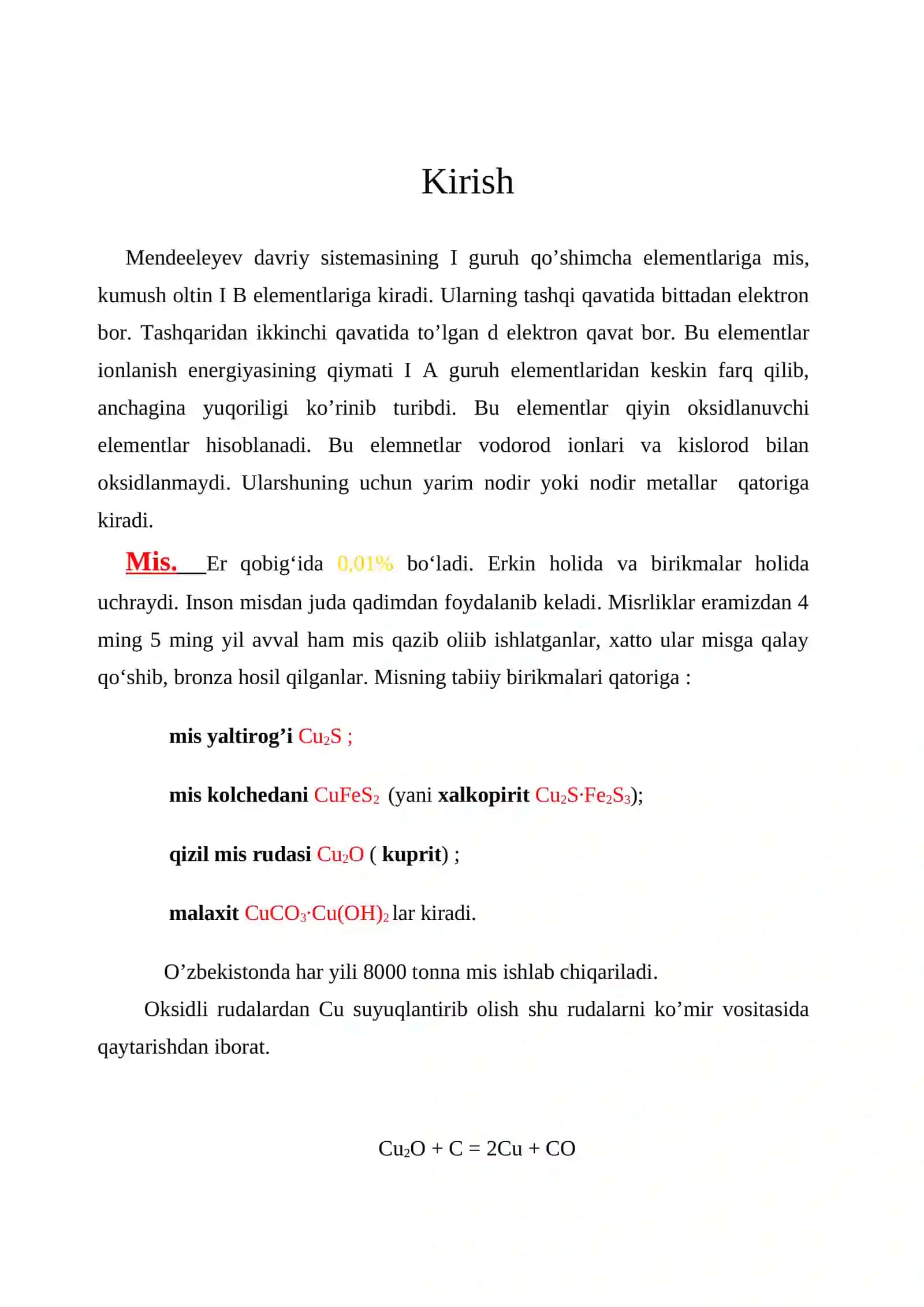 MIS (II) nitratning olinishi va xossalari 4