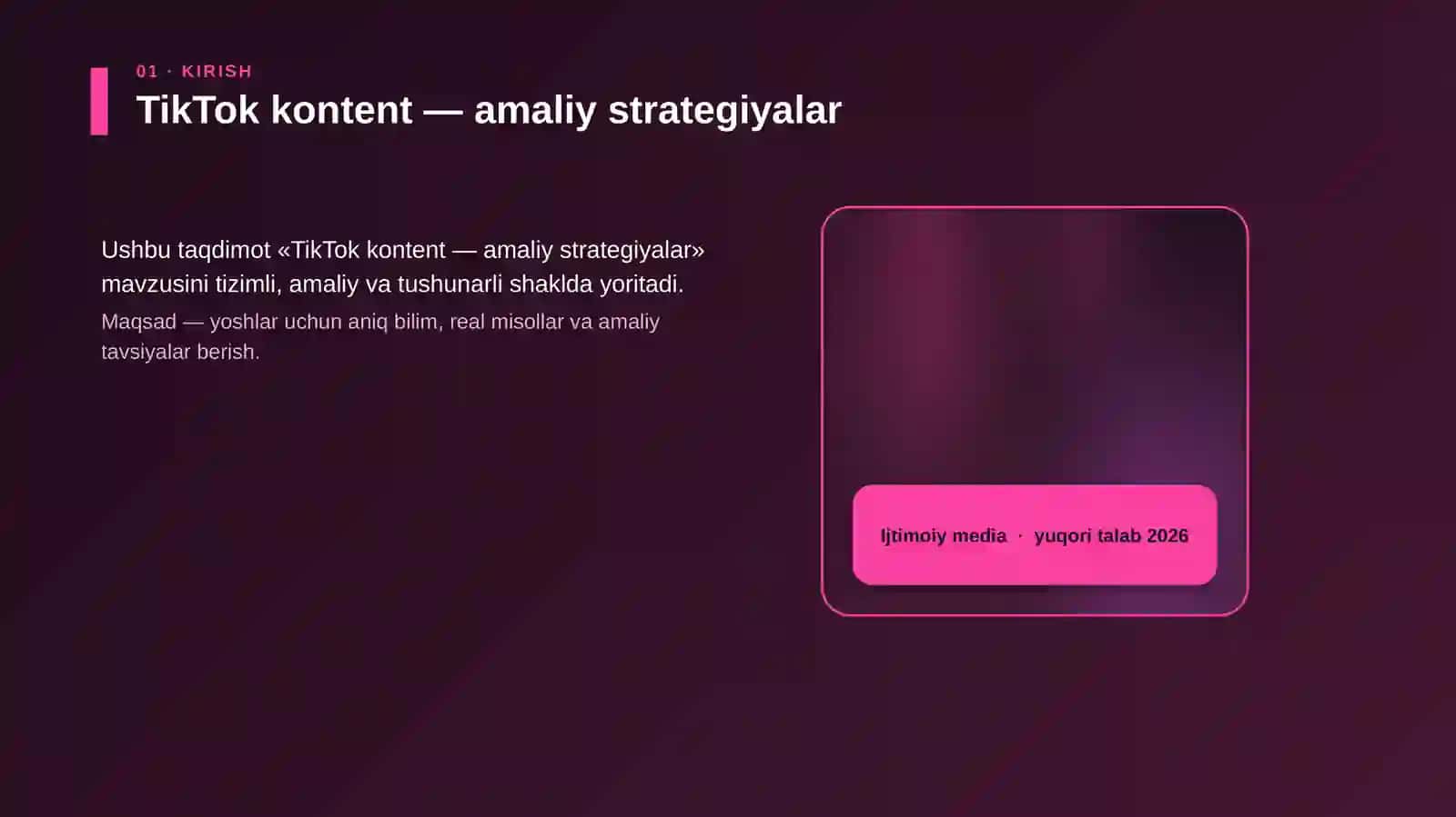 TikTok kontent — amaliy strategiyalar 4