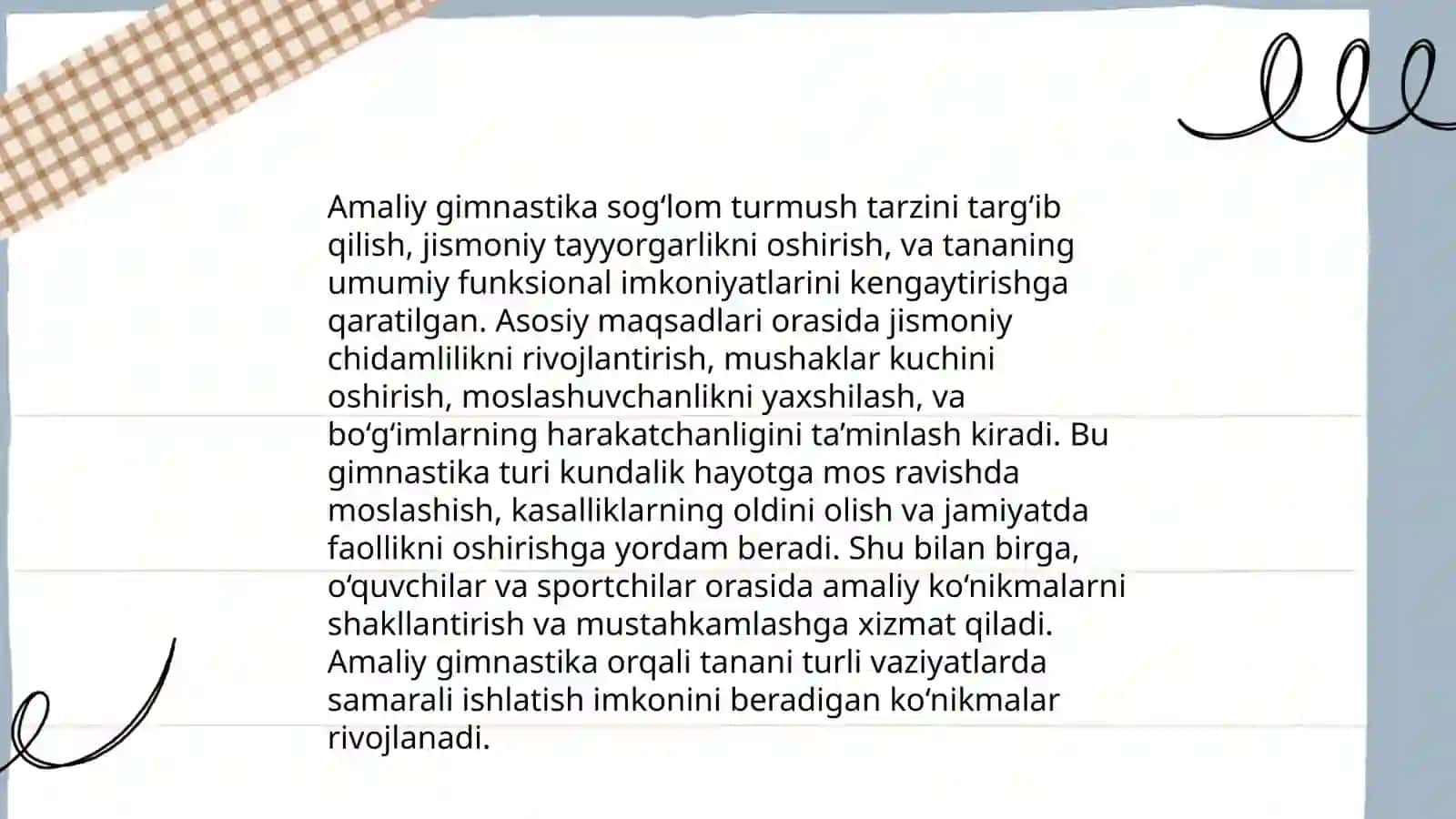 Amaliy gimnastikaning xususiyatlari 4