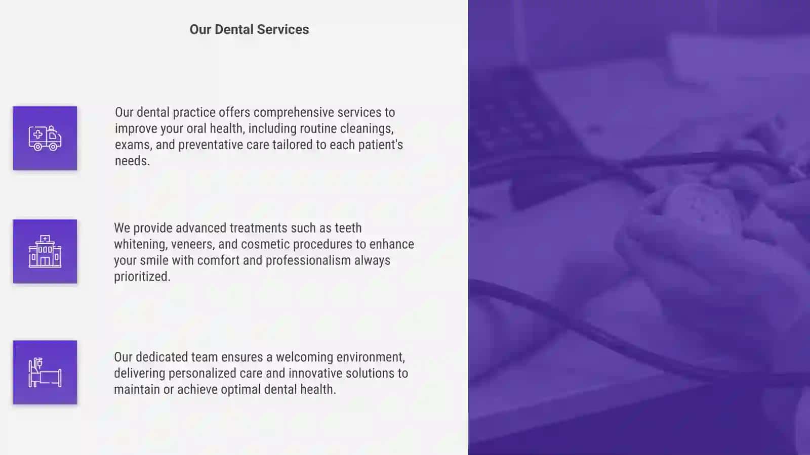 The dental practice 4