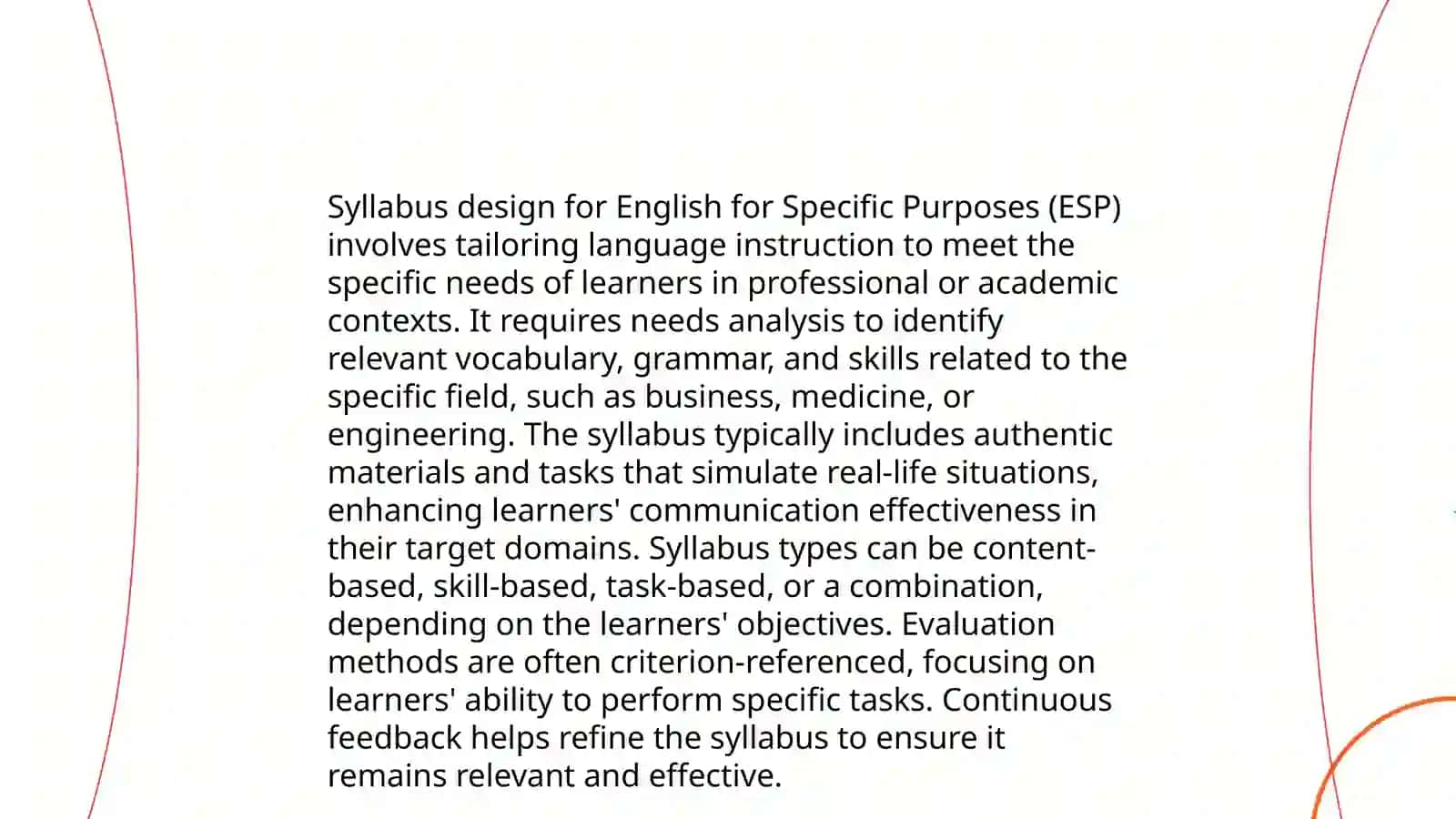 Principles and approaches in teaching English for ESP classes 4