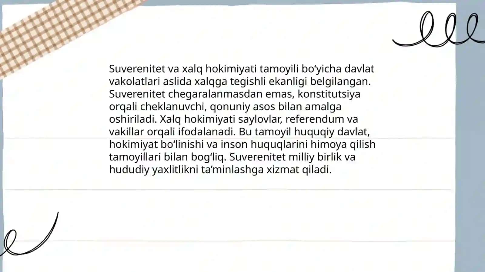 Konstitutsiyaning asosiy prinsiplari 4