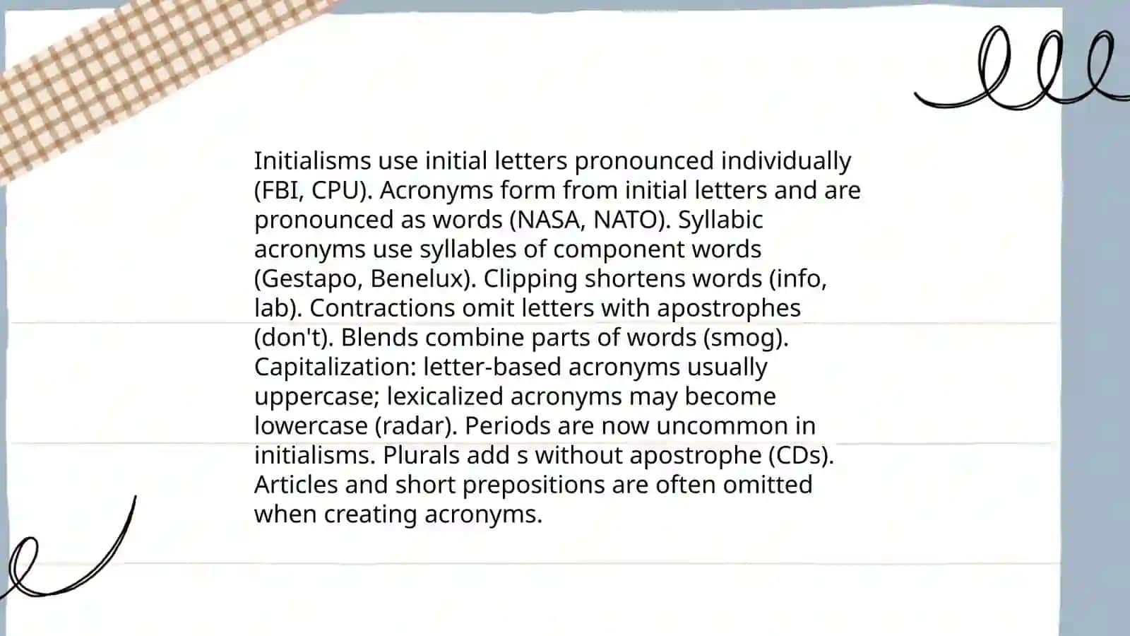 Abbreviations and acronyms 4