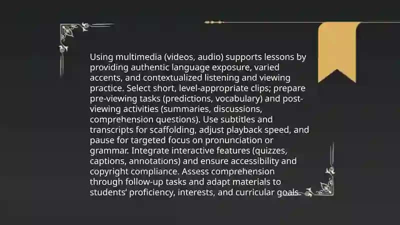 Extra Teaching Materials 4