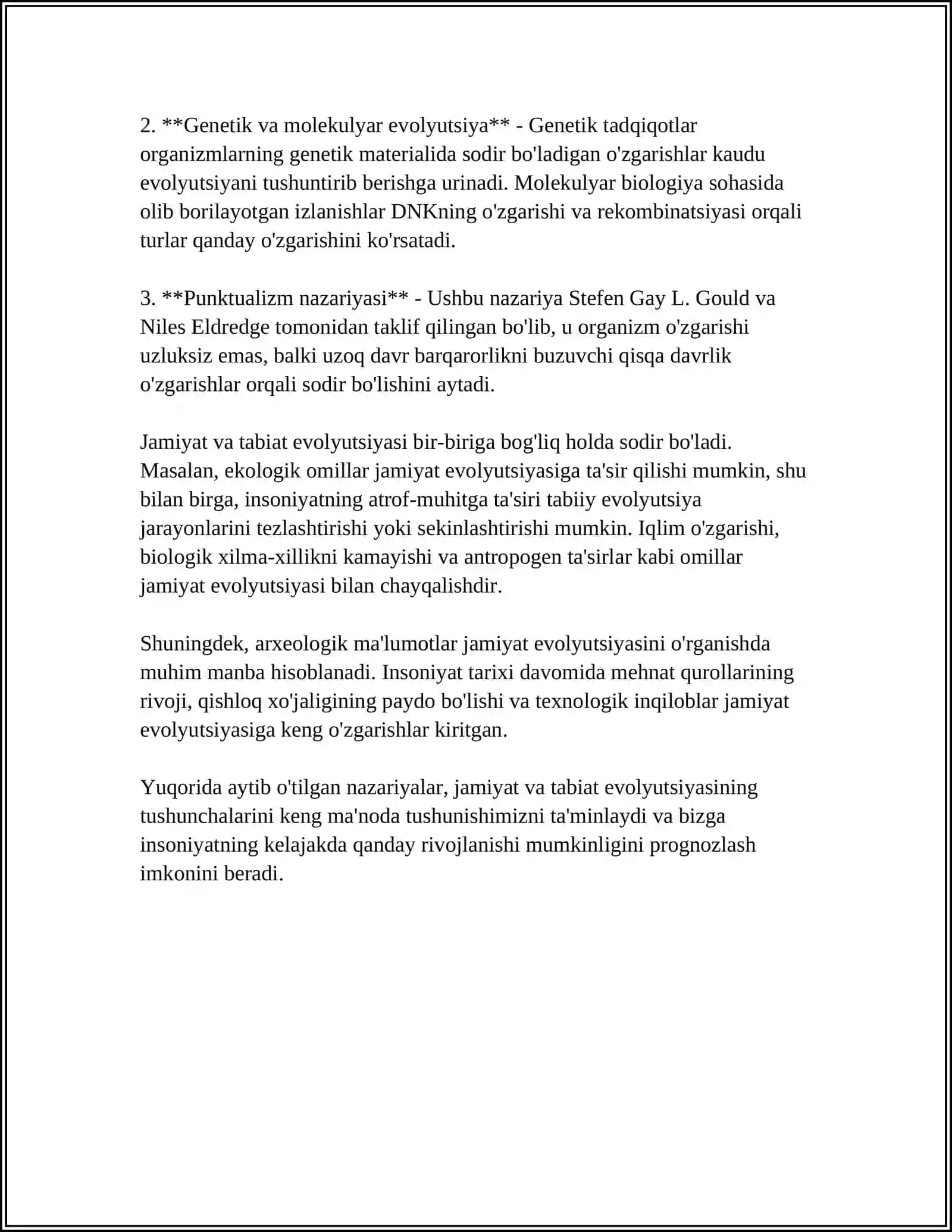 JAMIYAT VA TABIAT EVOLUTSIYASI 4