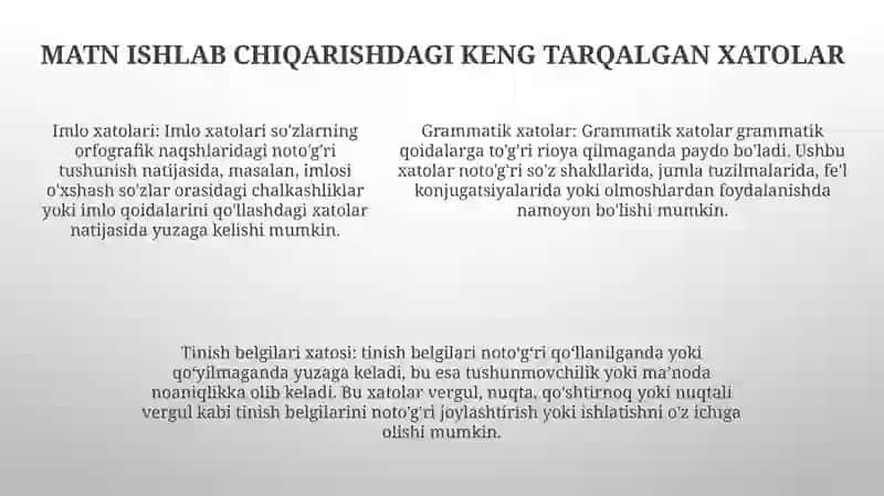 Matnli Masalalar 4