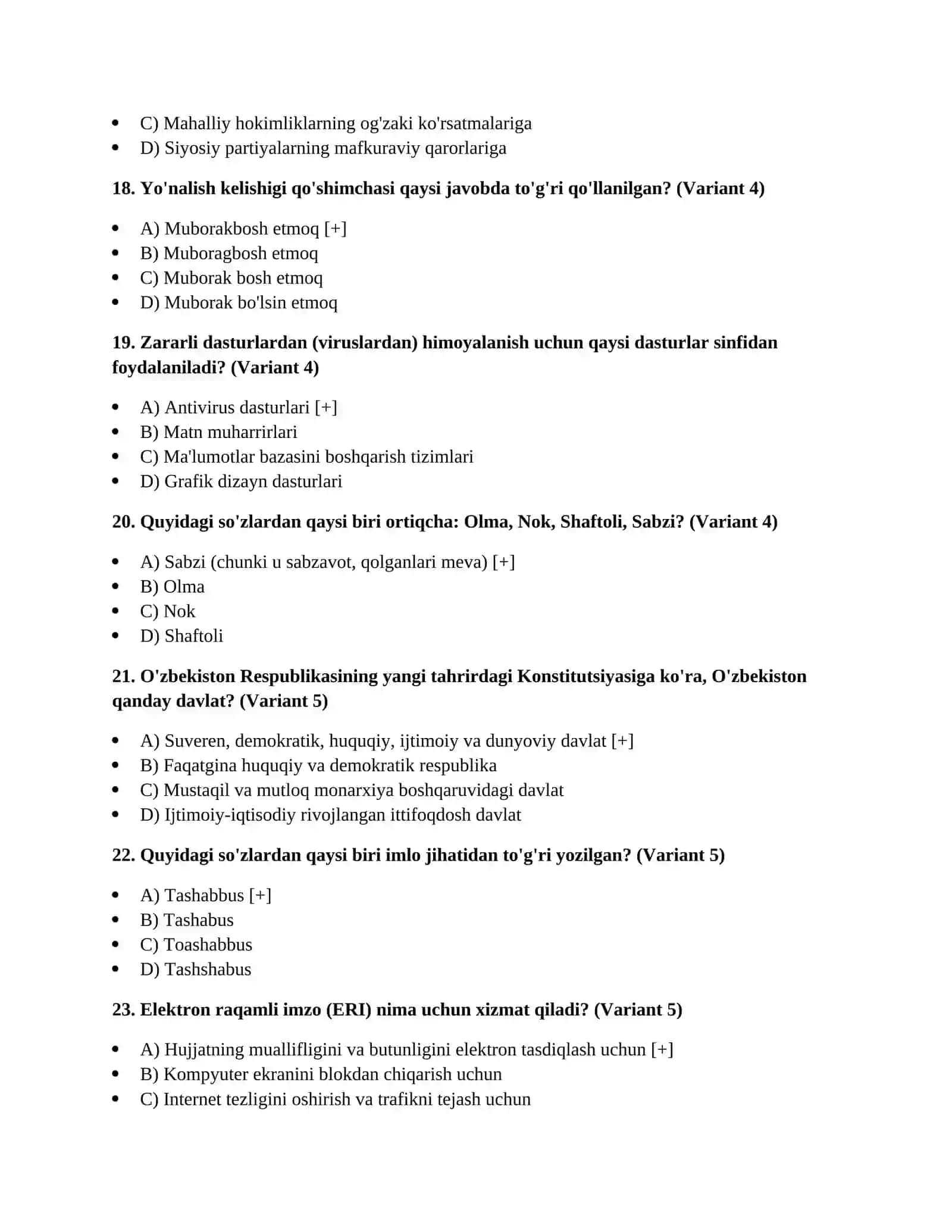 Argos testi 1000 ta savol 1000 ta javob 2026 4