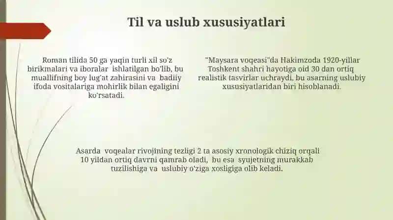 Maysaraning ishi 4