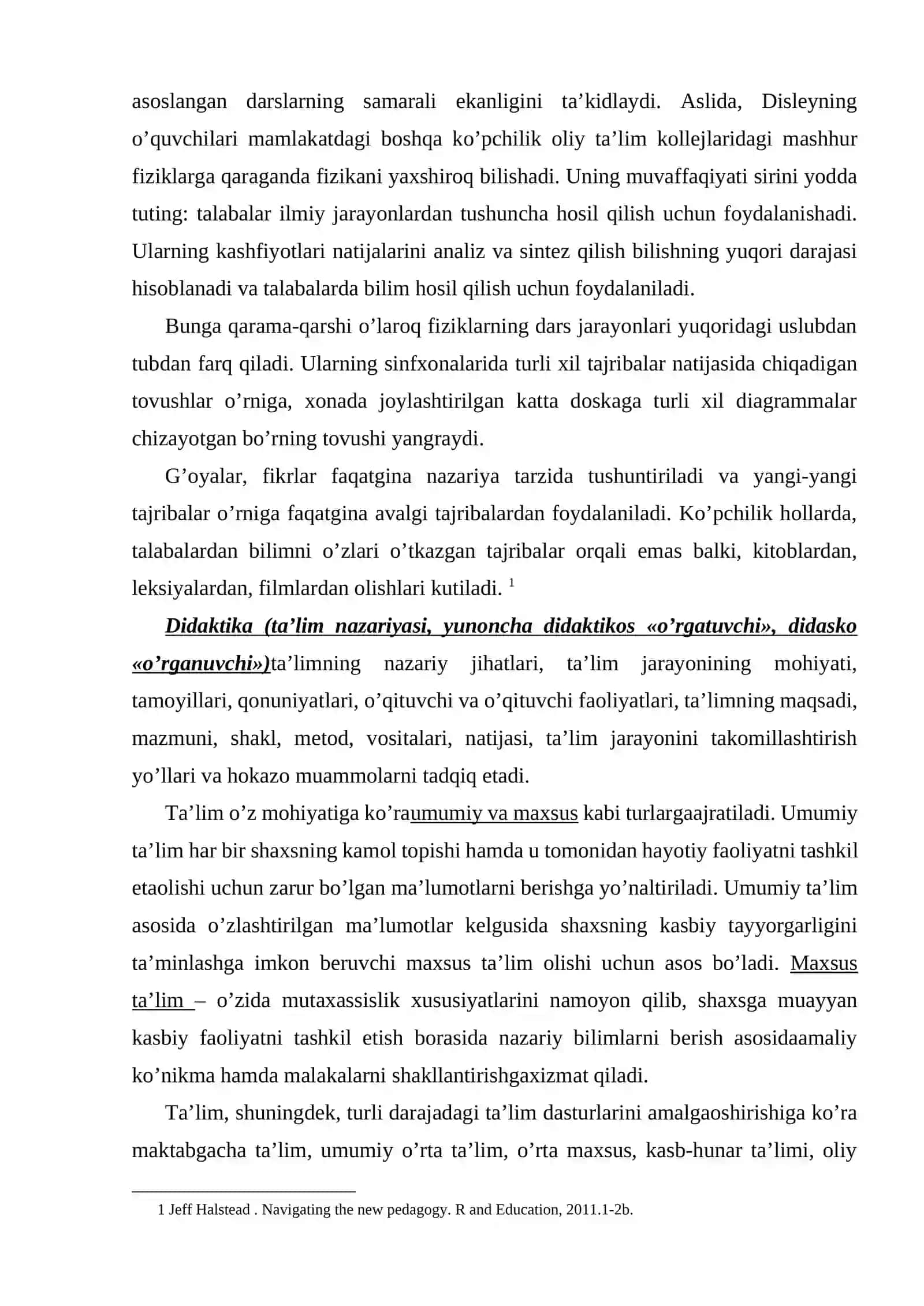 Pedagogika fanining predmeti 4
