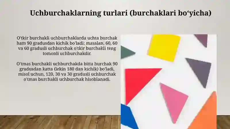 Uchburchaklar 4