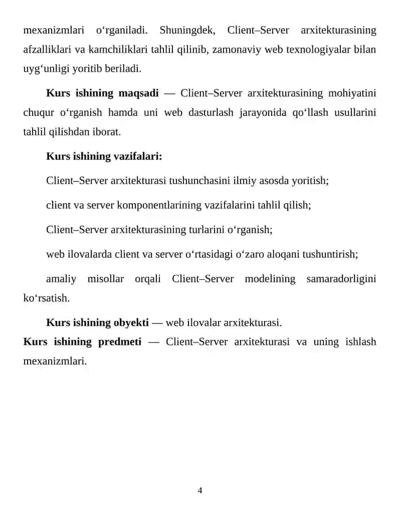 Client–Server arxitekturasi 4