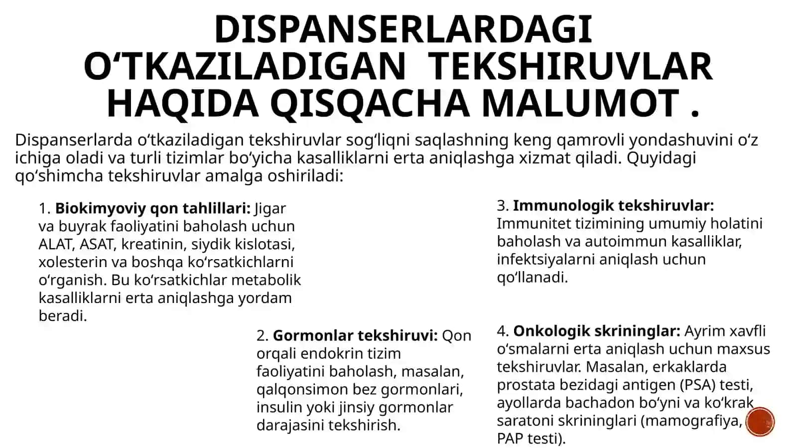 Dispanser ko’rigi haqida 4