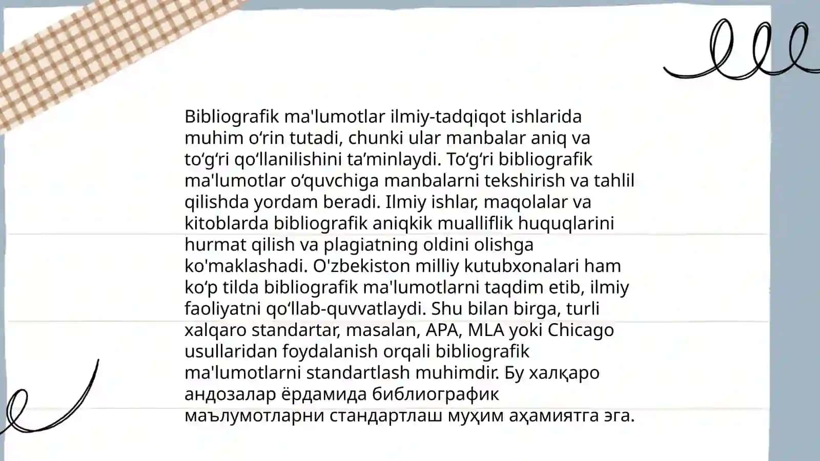 Ma'lumotlarning bibliografik bazasi va uning mohiyati 4