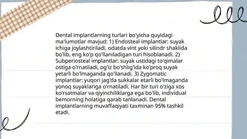 Implant qoʻyish 4