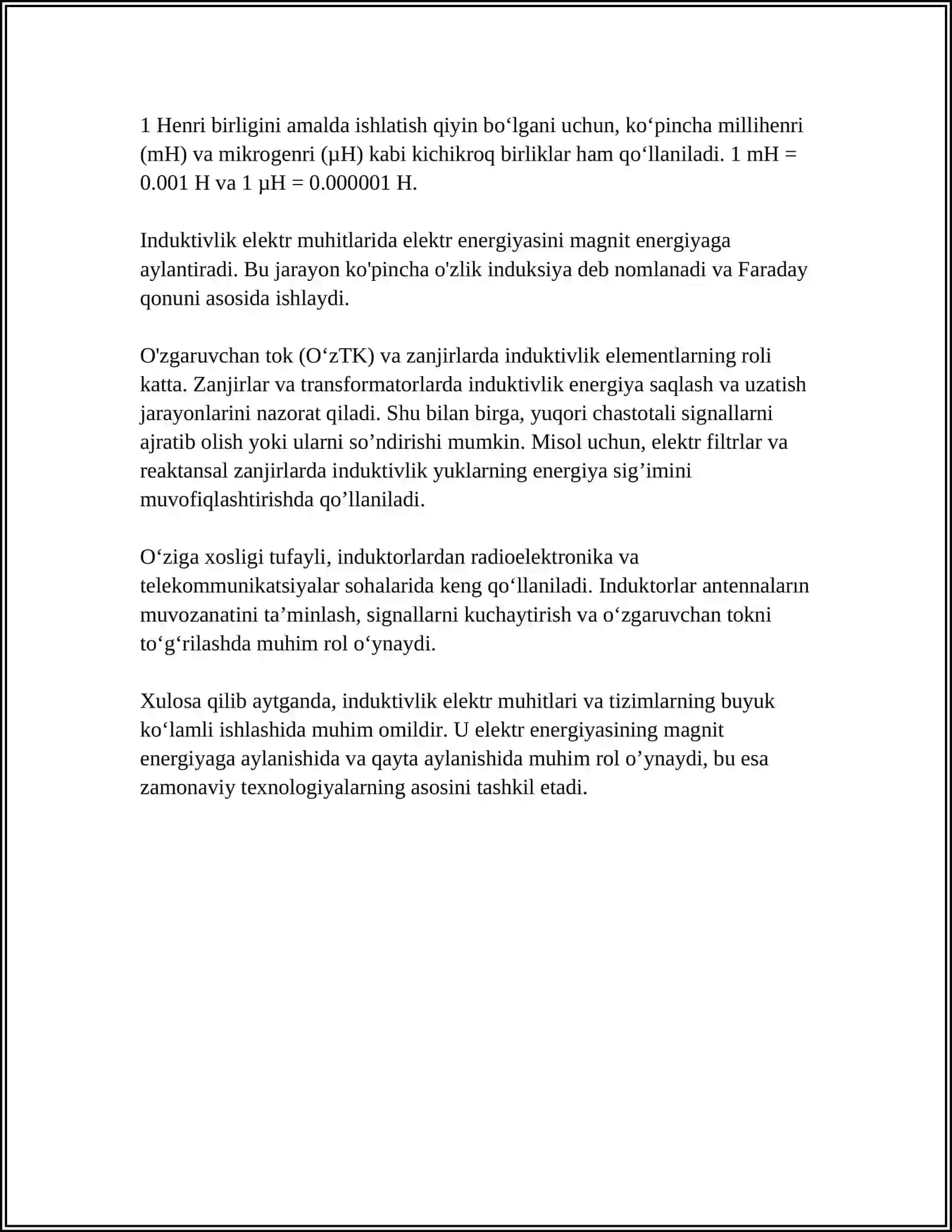 INDUKTIVLIK HAQIDA 4