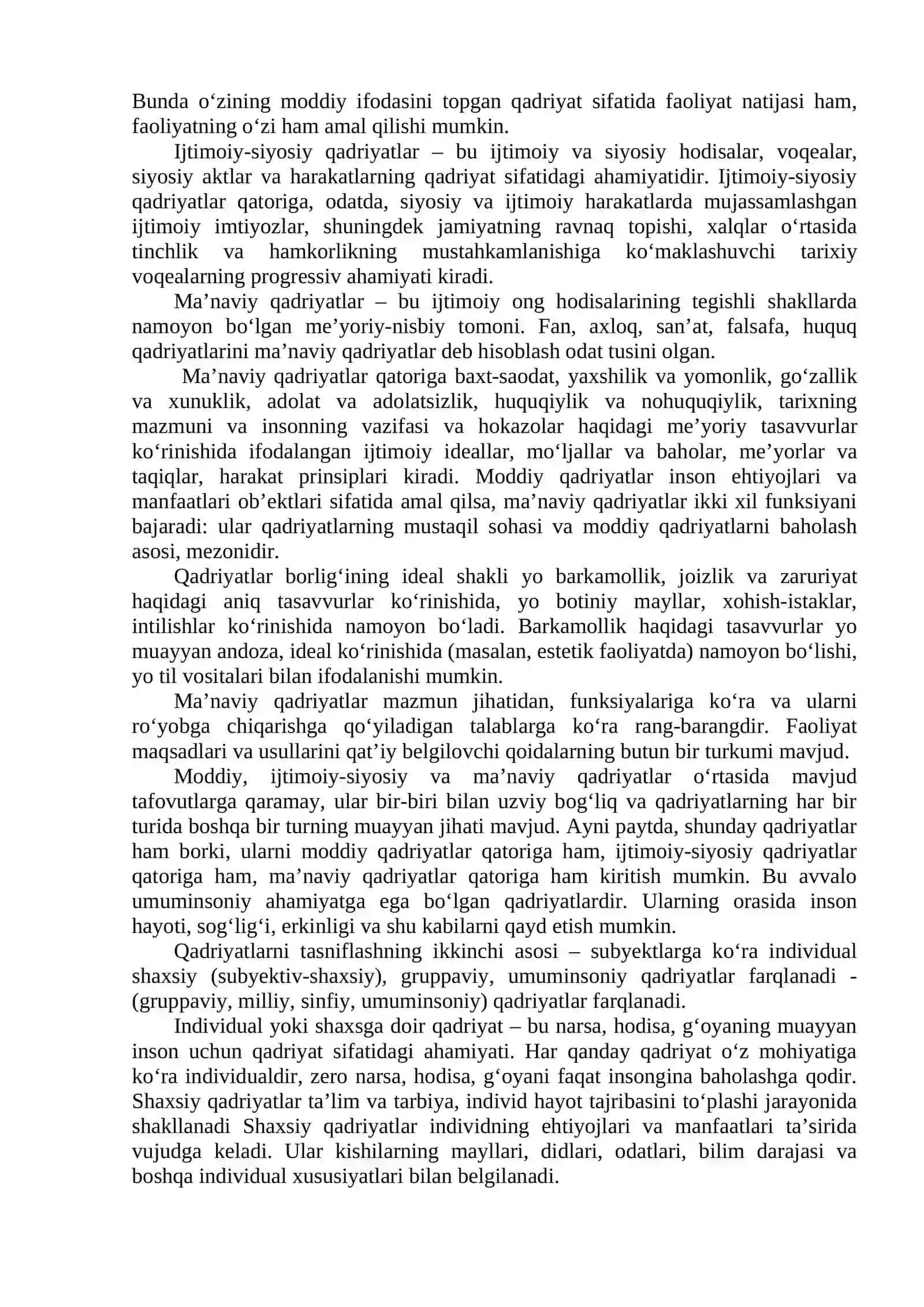 Qadriyatlar falsafasi (aksiologyia) 4