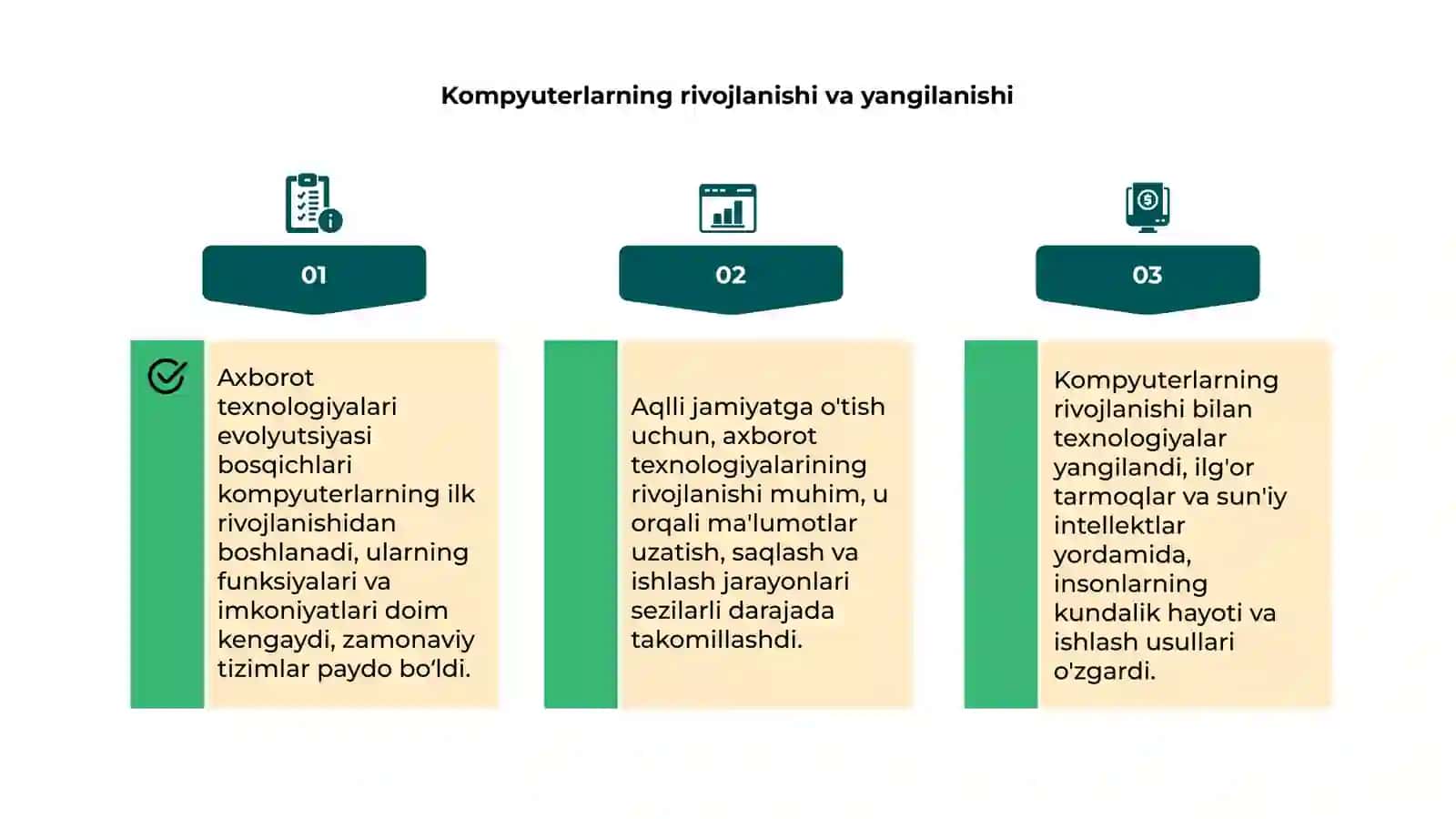Axborot texnologiyalari evolyutsiyasi bosqichlari 4