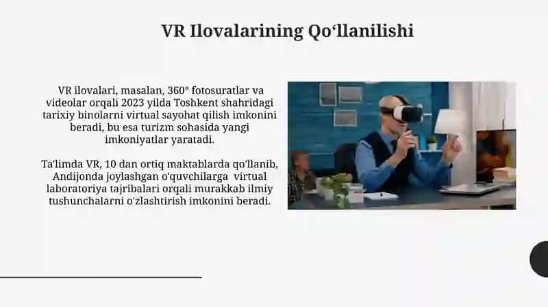 Virtual Realitik Ilovalar 4