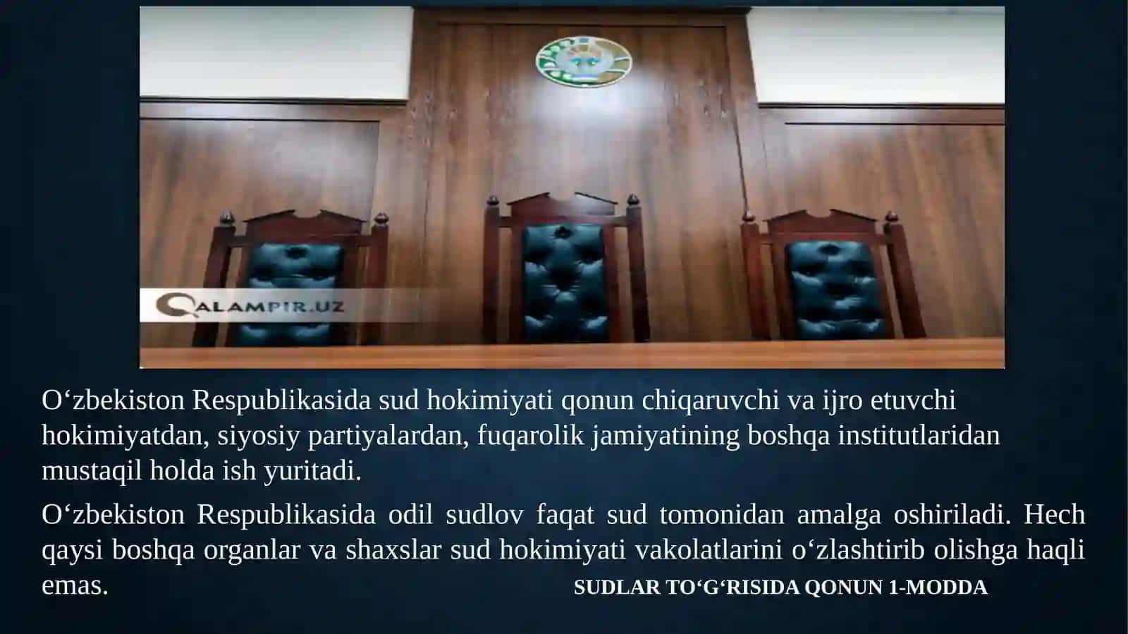 O‘zbekiston Respbulikasining Sud Hokimiyati 4