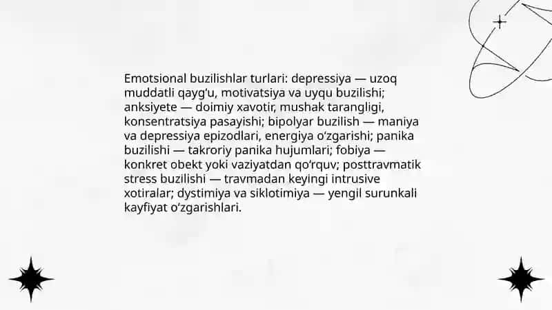 Emotsiyaning buzilishi 4