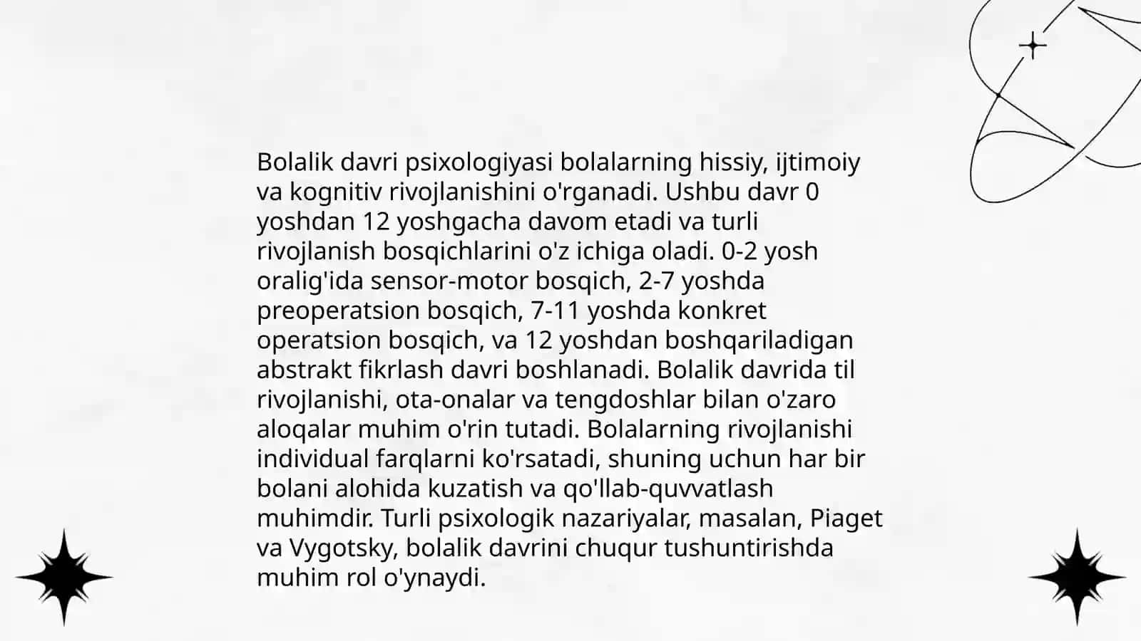 Rivojlanish psixologiyasi fani predmeti 4