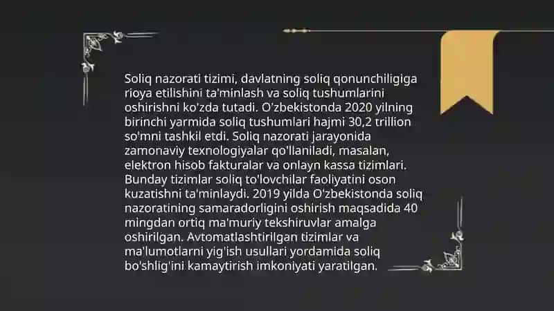 Soliq nazorati 4