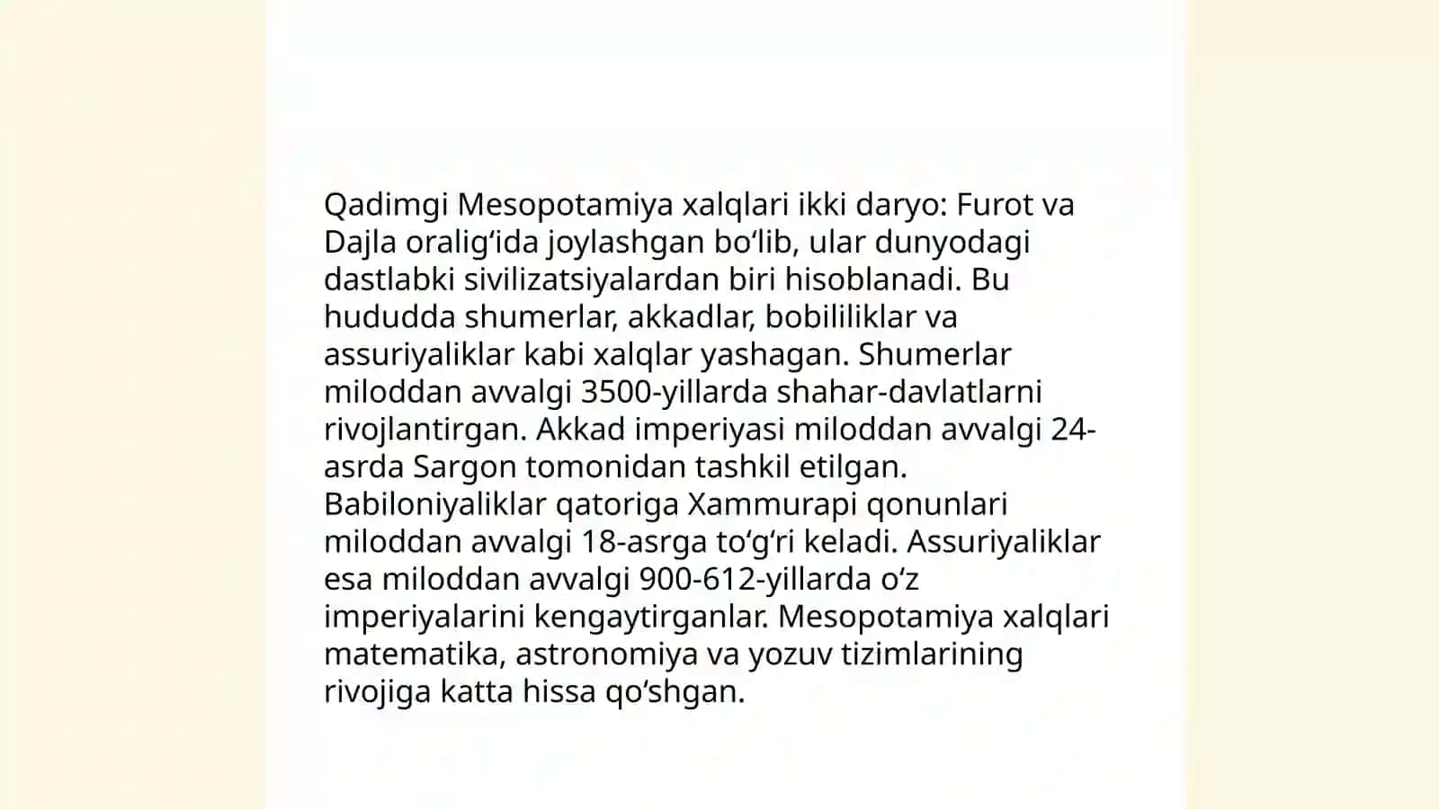 Mesopotamiya madaniyati 4