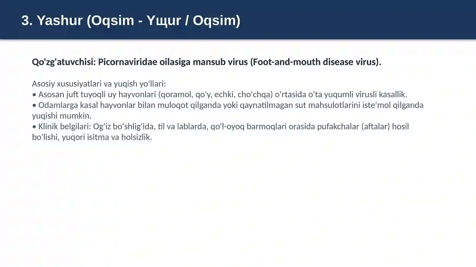 O'TA XAVFLI INFEKSIYALAR VA ULarning XUSUSIYATLARI 4