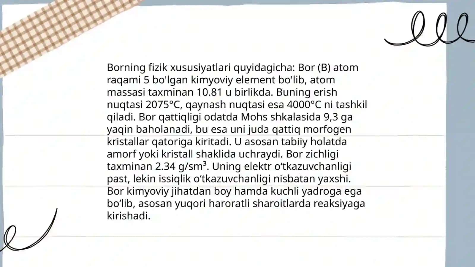Bor pastulotlari 4