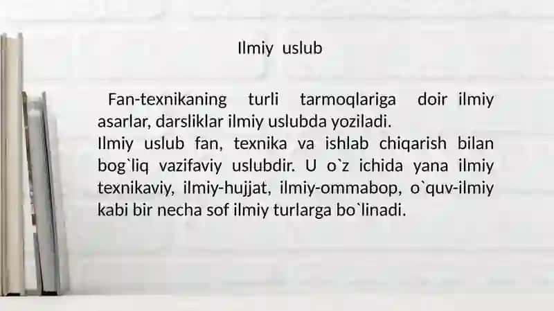 Og`zaki so`zlashuv uslubi 4