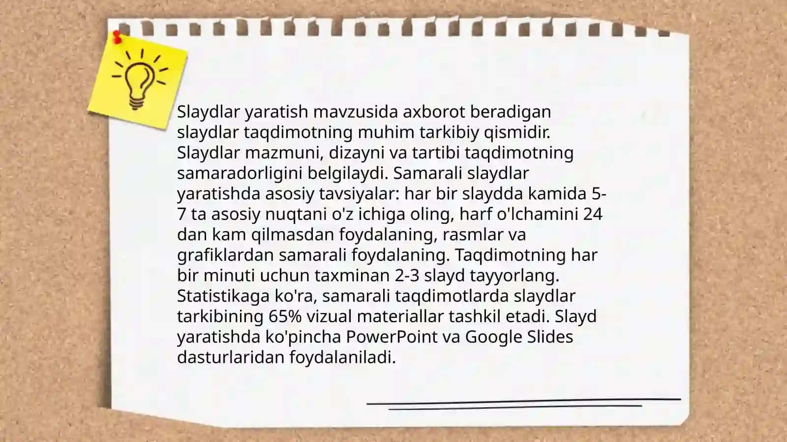 MS Power Point dasturi bilan ishlash 4