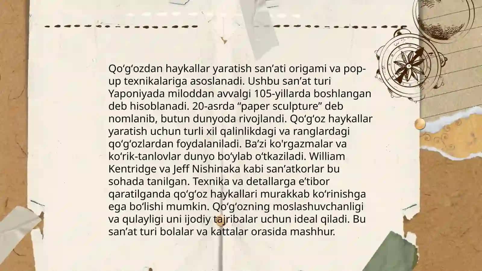 Qoʻgʻozdan maketlar yasash 4