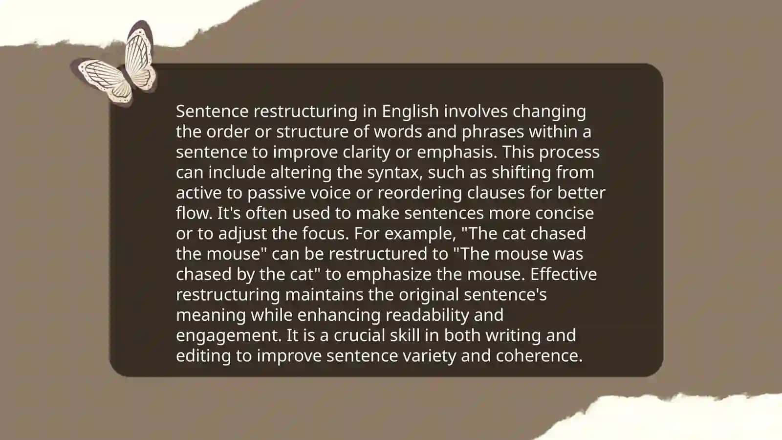 Paraphrasing techniques 4