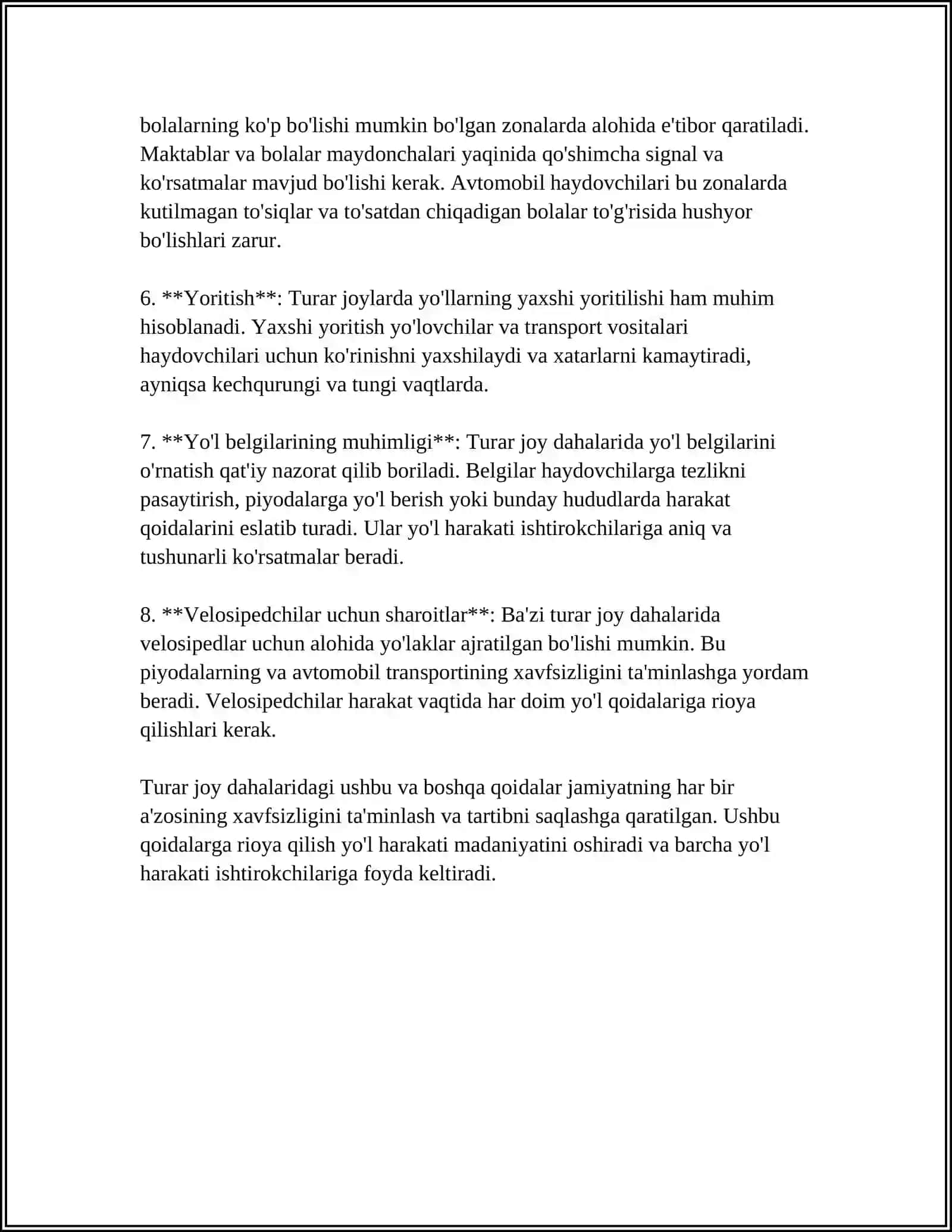 Turar joy dahalarida harakatlanish qoidalari 4