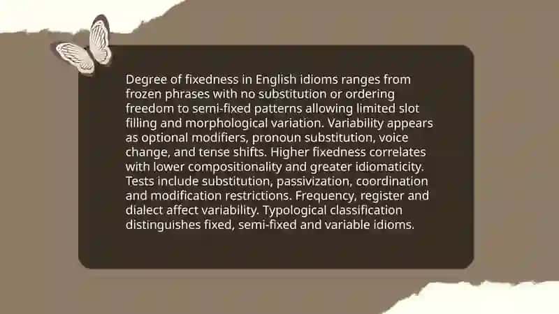 Idioms and Phraseological Units:Typological features 4