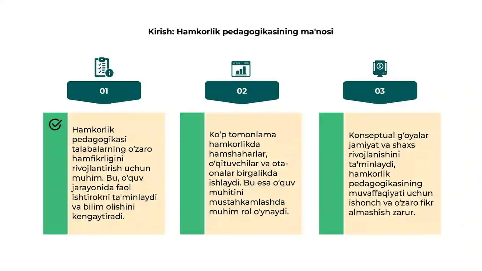 Hamkorlik pedagogikasining konseptual gʻoyalari 4