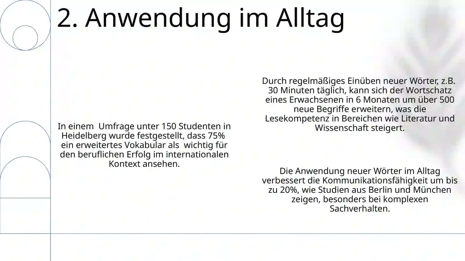 Neue Wörter demonstrieren 4