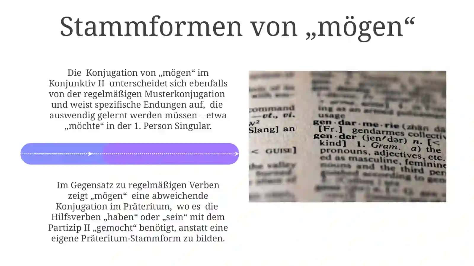 Konjugation mochten mogen 4
