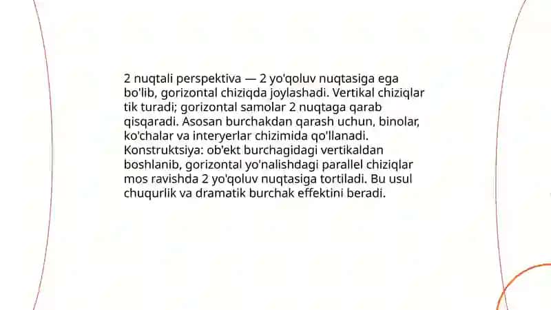 Perspektiva turlari 4