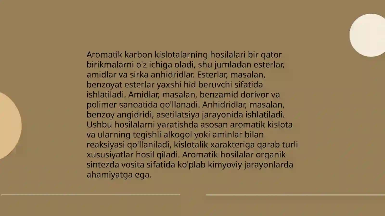 Aromatik karbon kislotalar 4