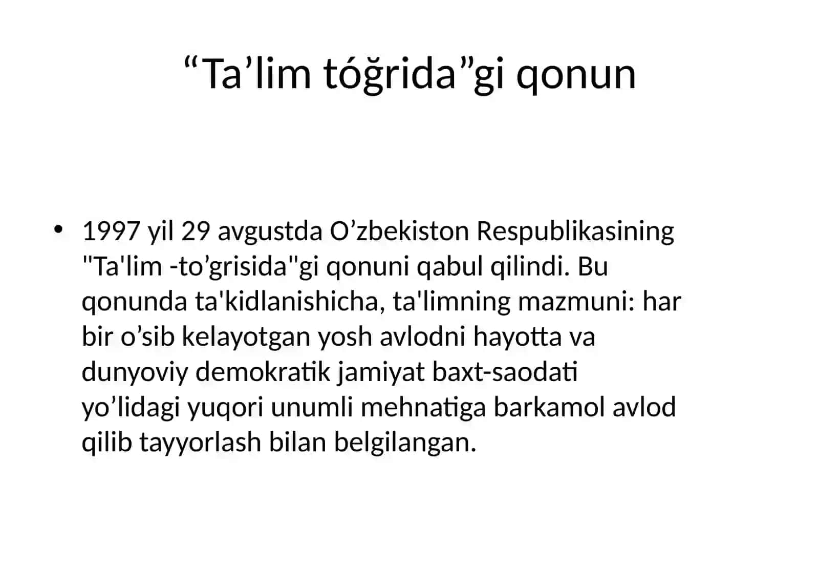Ta’lim mazmuni 4