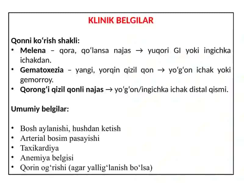 Ichakdan qon ketishi 4