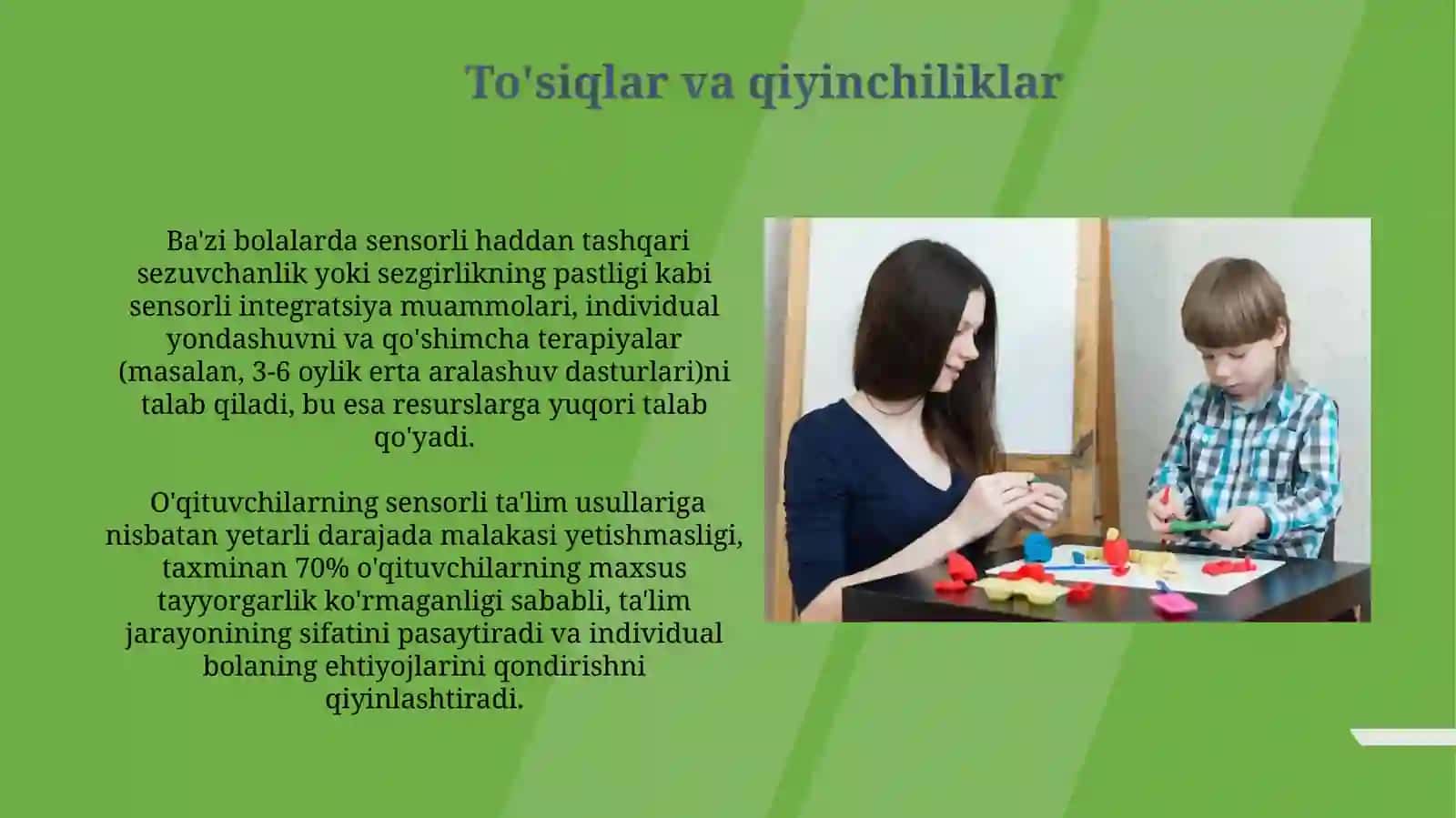Sensorli Tajribalar va Ta'limning Usullari 4