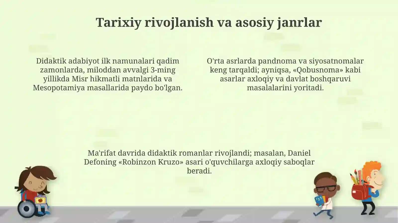 Didaktik adabiyot va pandnomalar 4