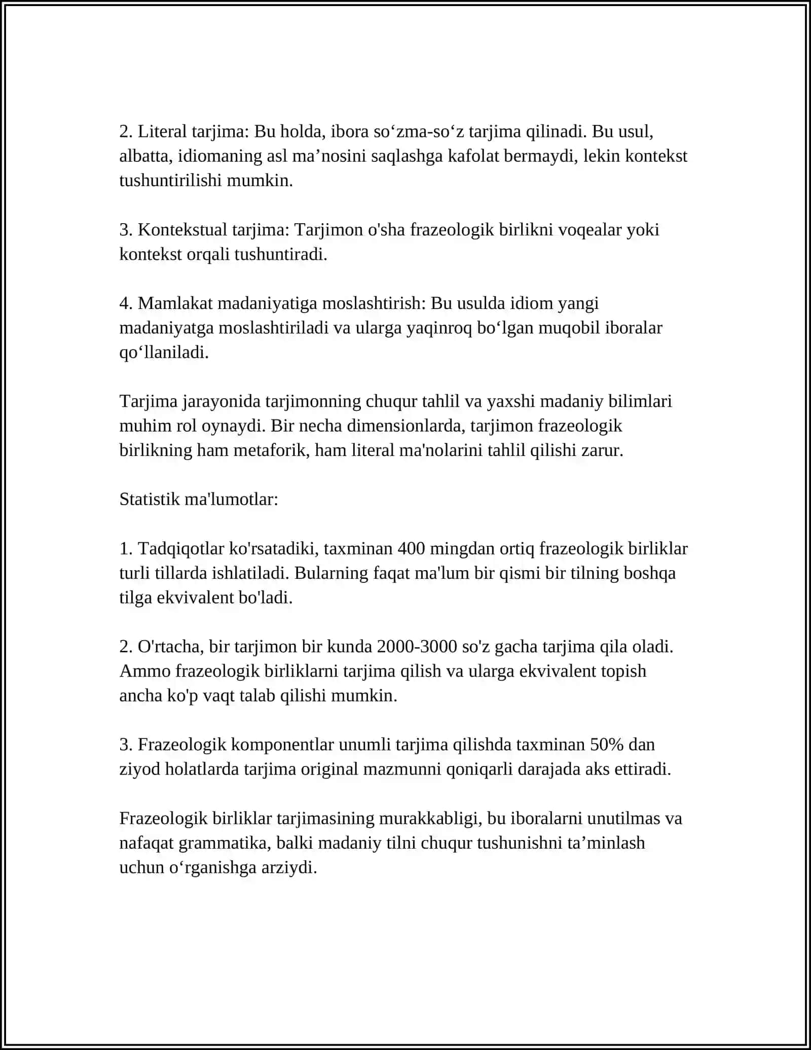 PHRASEOLOGICAL PROBLEMS OF TRANSLATION 4